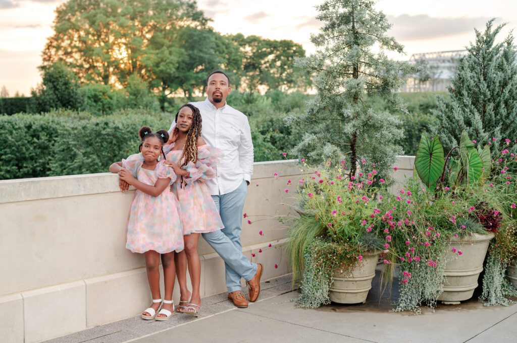 Family photos at Longwood Gardens with Click Joy Photography 